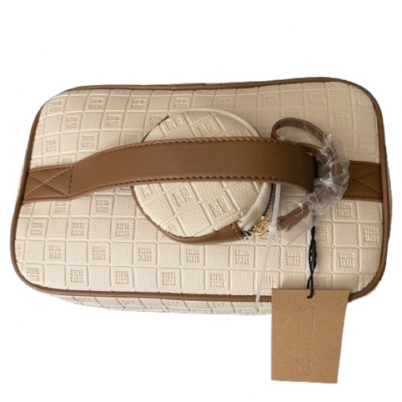 NEW Steve Madden Oatmeal Cosmetic Case - Picture 11 of 16
